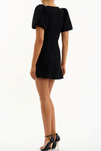 Load image into Gallery viewer, Rebecca Vallance Aubree Flower Mini Dress - Black  Hyde Boutique   
