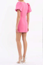 Load image into Gallery viewer, Rebecca Vallance Aubree Flower Mini Dress - Rose Pre Order  Hyde Boutique   
