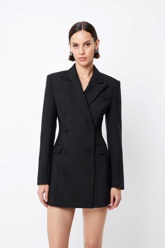 Mossman Axel Blazer Dress - Black | PRE ORDER Hyde Boutique