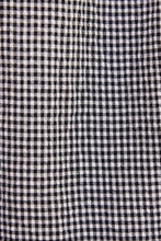 Load image into Gallery viewer, Among The Brave Accolade Mid Sleeve Tie Detail Midi Dress - Black White Mini Gingham Hyde Boutique

