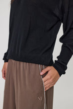 Load image into Gallery viewer, Marlow Alto Merino V Neck Knit - Black Hyde Boutique
