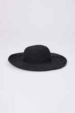 Load image into Gallery viewer, Marlow Amalfi Wide Brim Hat - Black Hyde Boutique
