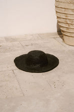 Load image into Gallery viewer, Marlow Amalfi Wide Brim Hat - Black Hyde Boutique
