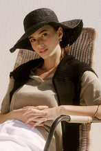 Load image into Gallery viewer, Marlow Amalfi Wide Brim Hat - Black Hyde Boutique
