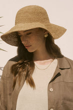 Load image into Gallery viewer, Marlow Amalfi Wide Brim Hat - Tea Hyde Boutique
