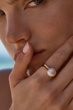 Load image into Gallery viewer, Amber Sceats Andros Ring - Gold + Pearl  Hyde Boutique   
