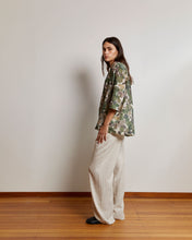 Load image into Gallery viewer, Mahsa Aroha Shirt - Leaf Print - Jungle  Hyde Boutique   
