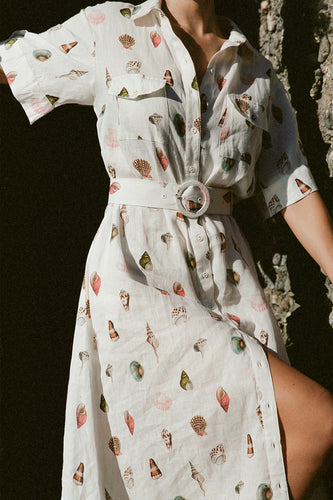 Palm Noosa Memento Dress - Sardinia Shells Arriving End March Hyde Boutique