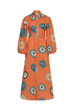 Load image into Gallery viewer, Palm Noosa Noddy Dress - Orange Plates Hyde Boutique
