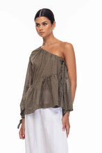 Load image into Gallery viewer, Blak the Label Tammy Top - Dusty Khaki Hyde Boutique
