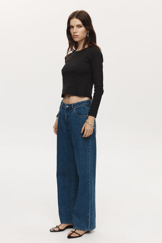 Marle Wide Leg Jean - Heritage Blue  Hyde Boutique   