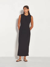 Load image into Gallery viewer, Juliette Hogan Indigo Tie Tunic - Black Luxe Crepe  Hyde Boutique   
