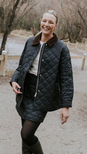 Load image into Gallery viewer, Moke Daisy Quilted Jacket - Black

