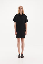 Load image into Gallery viewer, Harris Tapper Polo Mini Dress - Black - Hyde Exclusive

