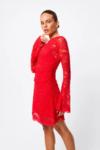 Load image into Gallery viewer, Mossman Laced In Love Mini Dress - Red Hyde Boutique
