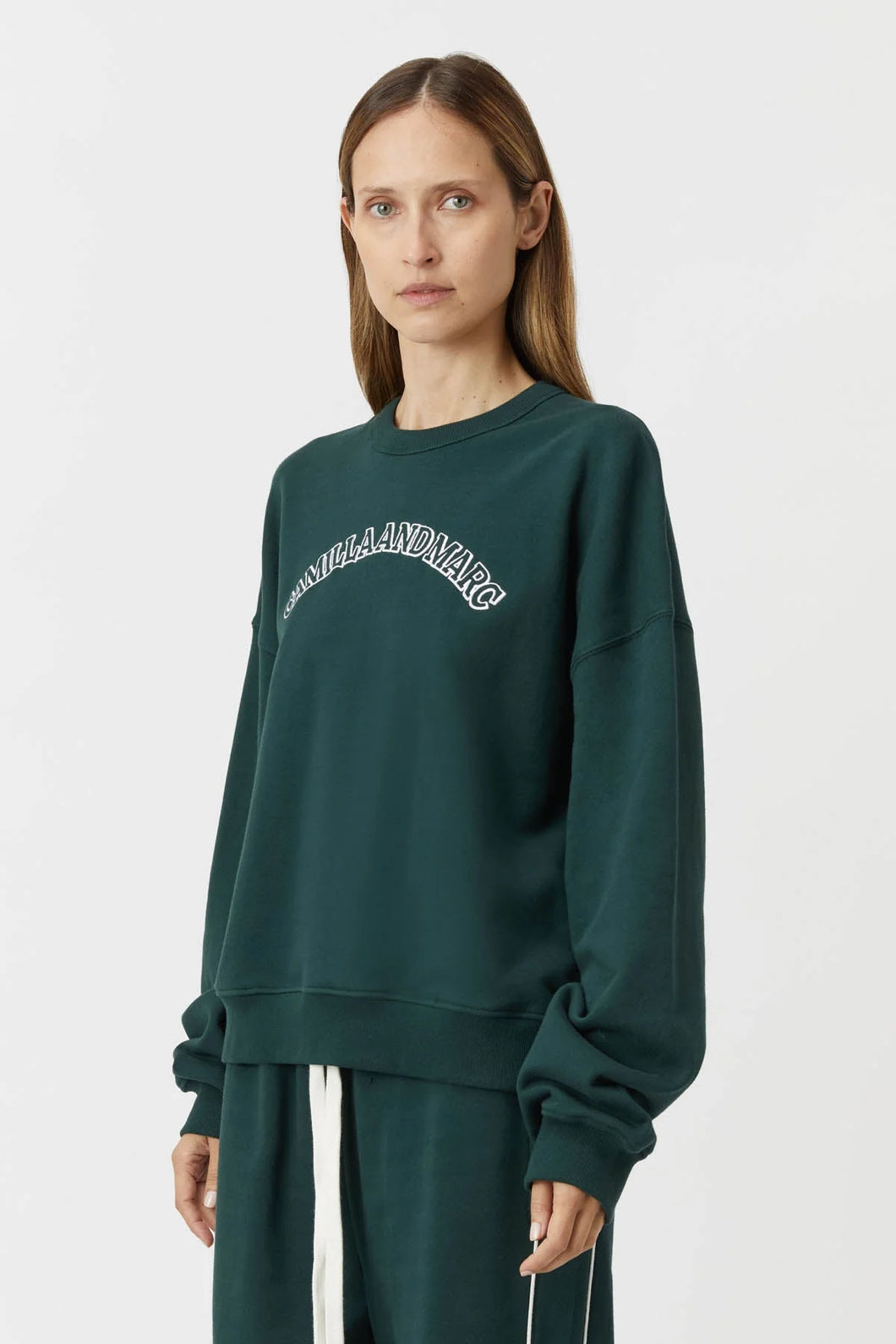 Camilla & Marc Myla Crew - Forest Green  Hyde Boutique   