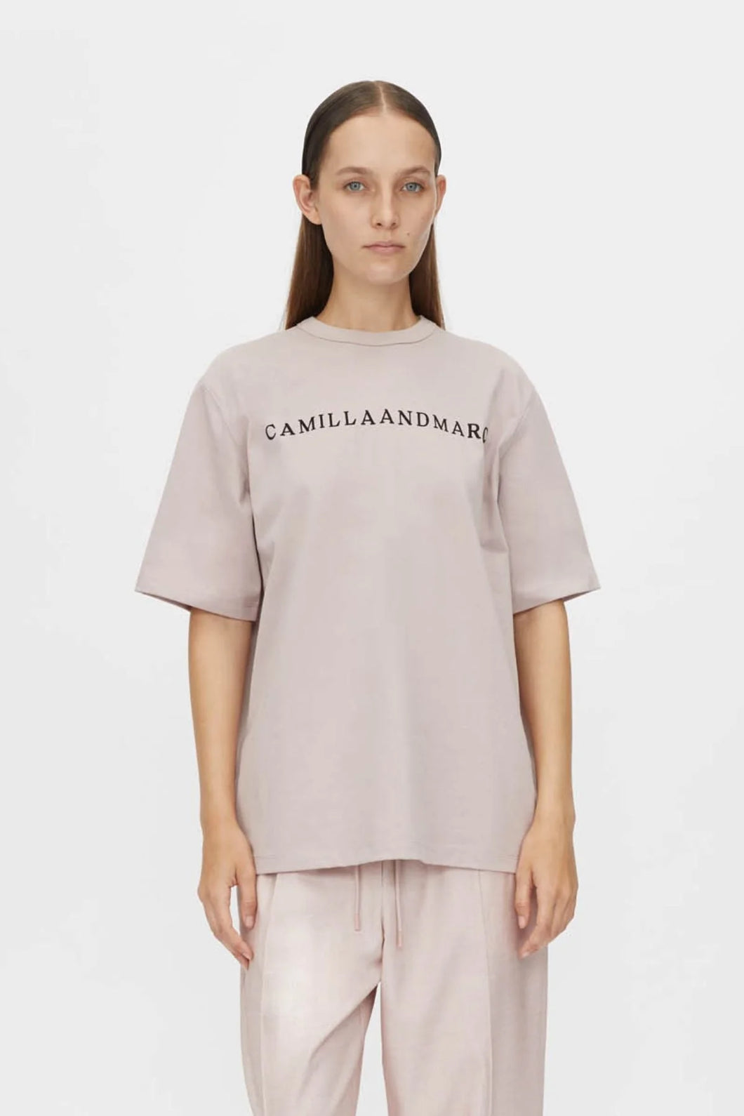 Camilla and Marc Capella Oversized Logo Tee - Birch