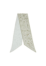 Load image into Gallery viewer, Karen Walker Filigree Sash Scarf - Cream/Olive Hyde Boutique
