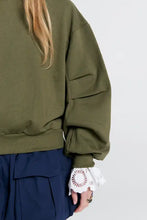 Load image into Gallery viewer, Karen Walker Campus Sweatshirt - Hunter Green

