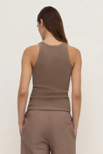 Load image into Gallery viewer, Assembly Label Tabitha Rib Tank - Dark Sand
