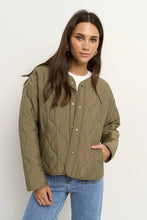 Load image into Gallery viewer, Stories Be Told Apex Collarless Puffer Jacket - Olive Apparel > Women > Clothing > Outerwear > Jackets &amp; Coats > Puffer Jackets > Stories Be Told Hyde Boutique
