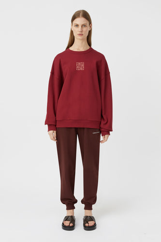 Camilla & Marc Monica Crew - Burgundy Hyde Boutique