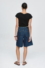 Load image into Gallery viewer, Marle Belted Jean Short - Classic Blue
