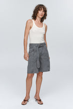 Load image into Gallery viewer, Marle Belted Jean Short - Stone Hyde Boutique
