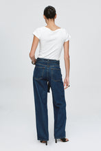 Load image into Gallery viewer, Marle Belted Wide Leg Jean - Classic Blue
