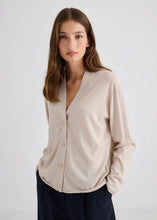 Load image into Gallery viewer, Laing Liv V Neck Cardigan - Sand Hyde Boutique
