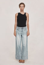 Load image into Gallery viewer, Marle Border Jean - Faded Blue Apparel > Women > Clothing > Jeans > Straight Leg Jeans > Marle Hyde Boutique
