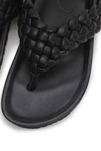 Load image into Gallery viewer, La Tribe Braided Thong - Black Hyde Boutique
