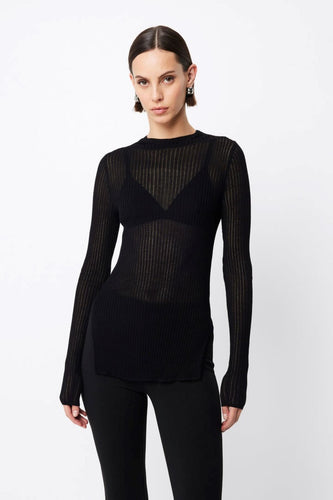 Mossman Bristol High Neck Top - Black | PRE ORDER Hyde Boutique