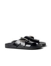 Load image into Gallery viewer, La Tribe Buckle Strap Slide - Black Hyde Boutique
