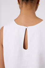 Load image into Gallery viewer, Marlow Barcelona Tank - White. Hyde Boutique
