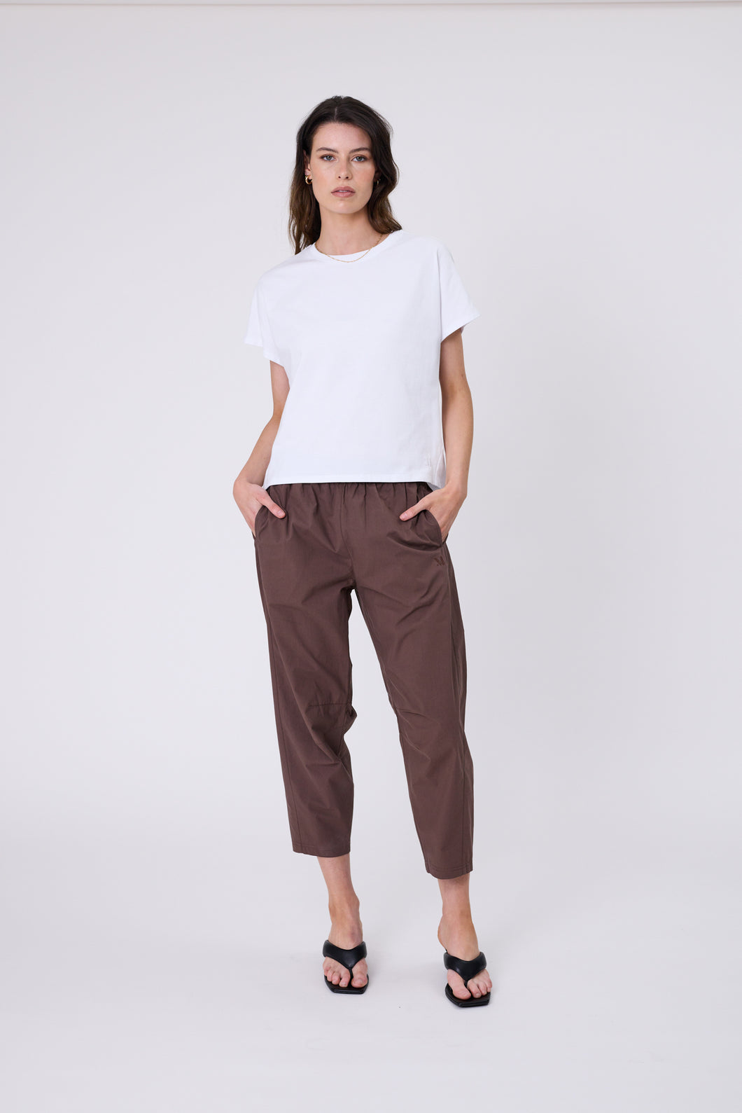 Marlow Barrel Tee - White