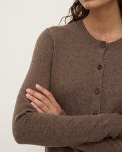 Load image into Gallery viewer, Assembly Label Benny Knit Cardigan - Cocoa Marle Apparel > Women > Clothing > Knitwear > Cardigans > Assembly Label Hyde Boutique
