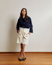 Load image into Gallery viewer, Mahsa Bianca Blouse - Cotton Poplin - Navy  Hyde Boutique   
