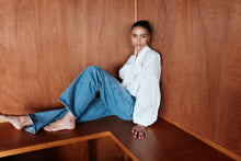Load image into Gallery viewer, Mahsa Bow Blouse - Cream Hyde Boutique
