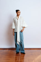 Load image into Gallery viewer, Mahsa Bow Blouse - Cream Hyde Boutique
