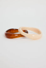 Load image into Gallery viewer, Stories Be Told Brown Resin Bangle
