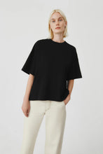 Load image into Gallery viewer, Kowtow Oversized Boxy Tee - Black Apparel > Women > Clothing > Tops > T-Shirts > Kowtow Kowtow
