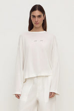 Load image into Gallery viewer, Assembly Label Slow Burn Wide Long Sleeve Tee - Antique White
