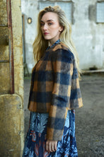 Load image into Gallery viewer, Coop by Trelise Cooper Crazy Fur You Jacket - Navy Check Hyde Boutique
