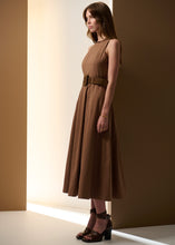 Load image into Gallery viewer, Pol Odette Dress - Chocolate Apparel > Women > Clothing > Dresses > Midi Dresses > Pol Hyde Boutique
