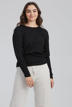 Load image into Gallery viewer, Standard Issue Merino Long Rib Sweater - Black Hyde Boutique
