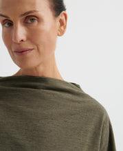 Load image into Gallery viewer, Kowtow Field Top - Bark Melange Apparel > Women > Clothing > Tops > Long Sleeve Tops > Kowtow Hyde Boutique
