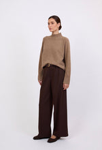 Load image into Gallery viewer, Marlow Cashmere Funnel Neck - Nutmeg Hyde Boutique
