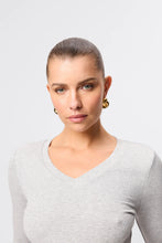 Load image into Gallery viewer, Mossman Sedona Top - Grey Marle Apparel > Women > Clothing > Tops > Long Sleeve Tops > Ribbed Jersey Tops > Mossman Hyde Boutique
