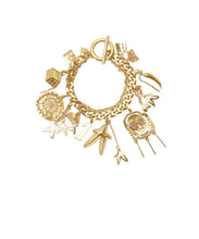 Load image into Gallery viewer, Alémais High Roller Charm Bracelet - Gold  Hyde Boutique   
